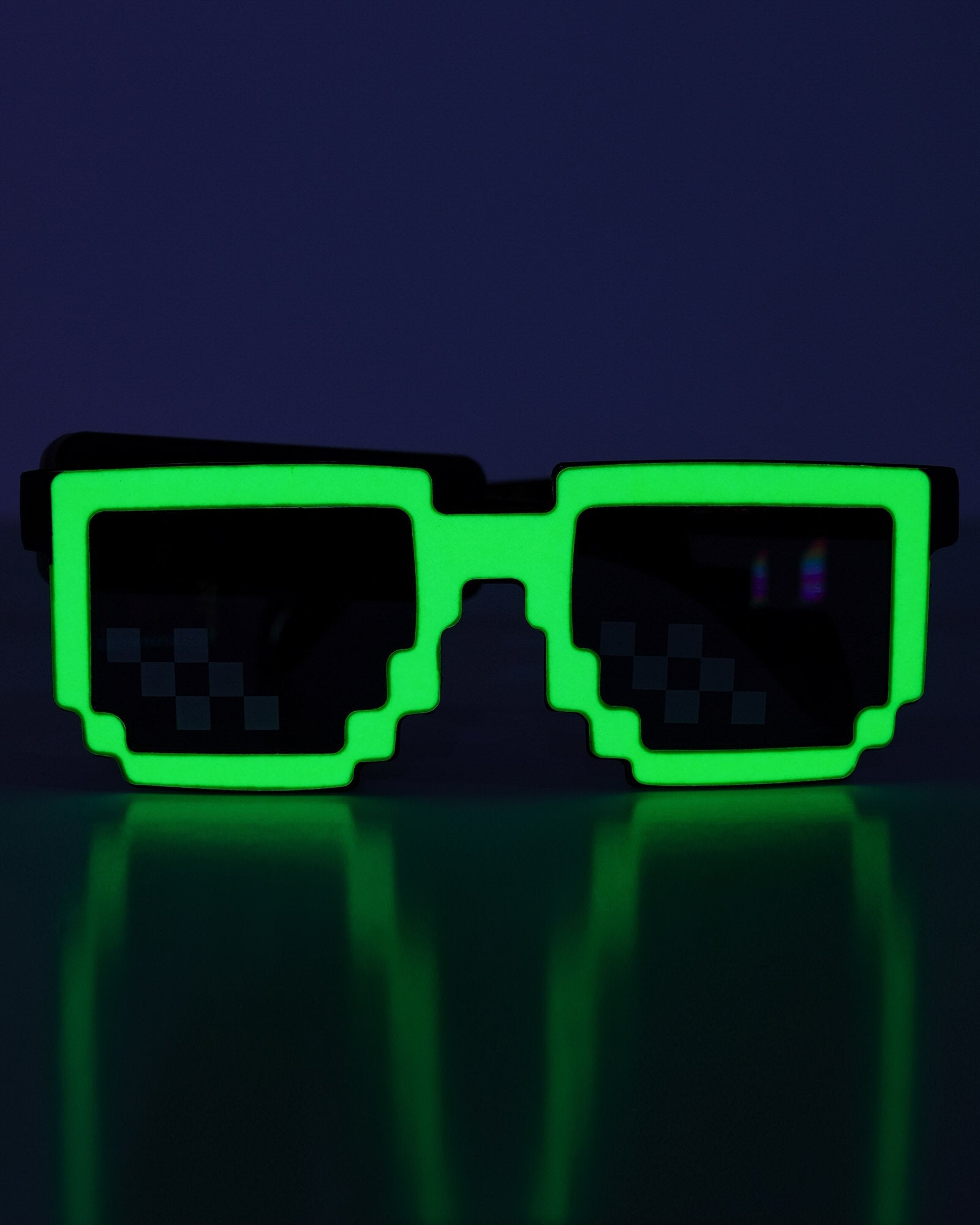 Pixel Glow Glasses
