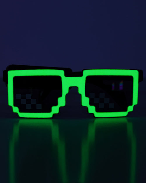 Pixel Glow Glasses
