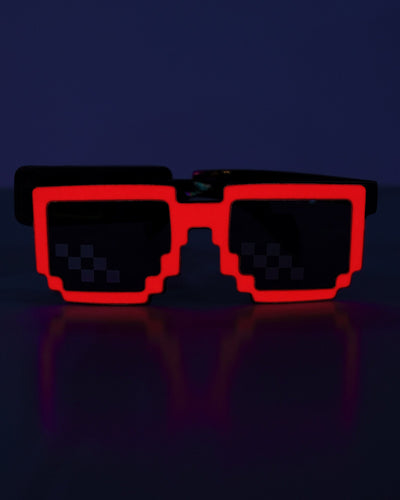 Pixel Glow Glasses