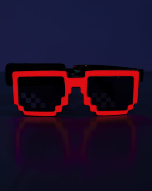 Pixel Glow Glasses