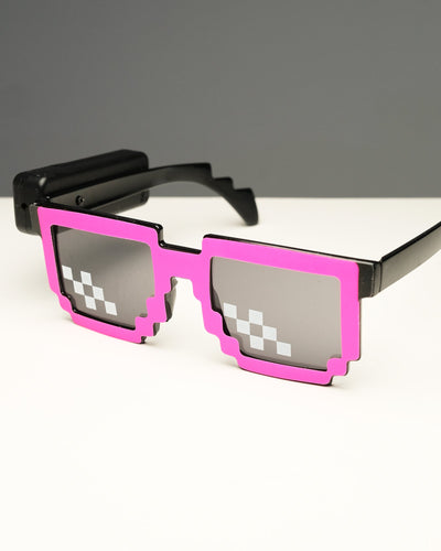 Pixel Glow Glasses
