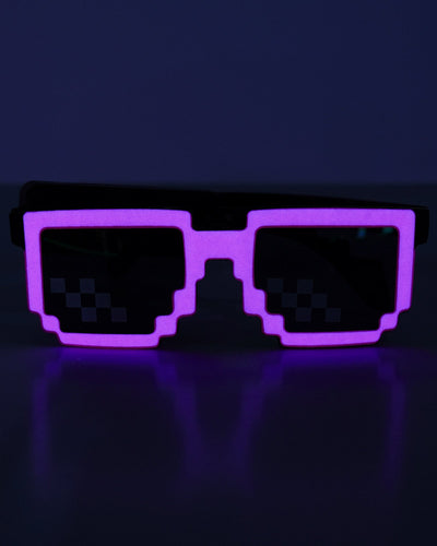 Pixel Glow Glasses