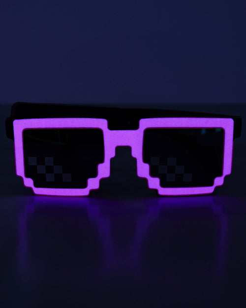 Pixel Glow Glasses