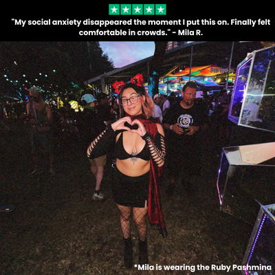 Auraloa® Anti-Anxiety Rave Pashmina