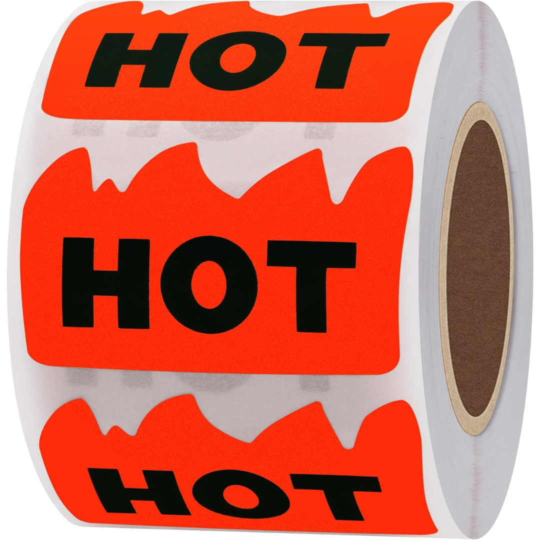 "Hot" Sticker 500pcs