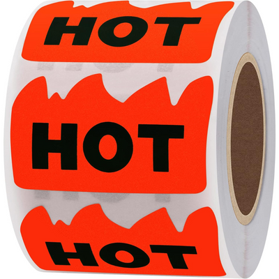 "Hot" Sticker 500pcs