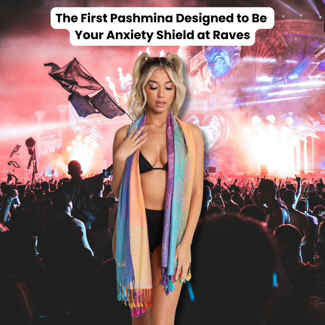 Auraloa® Anti-Anxiety Rave Pashmina